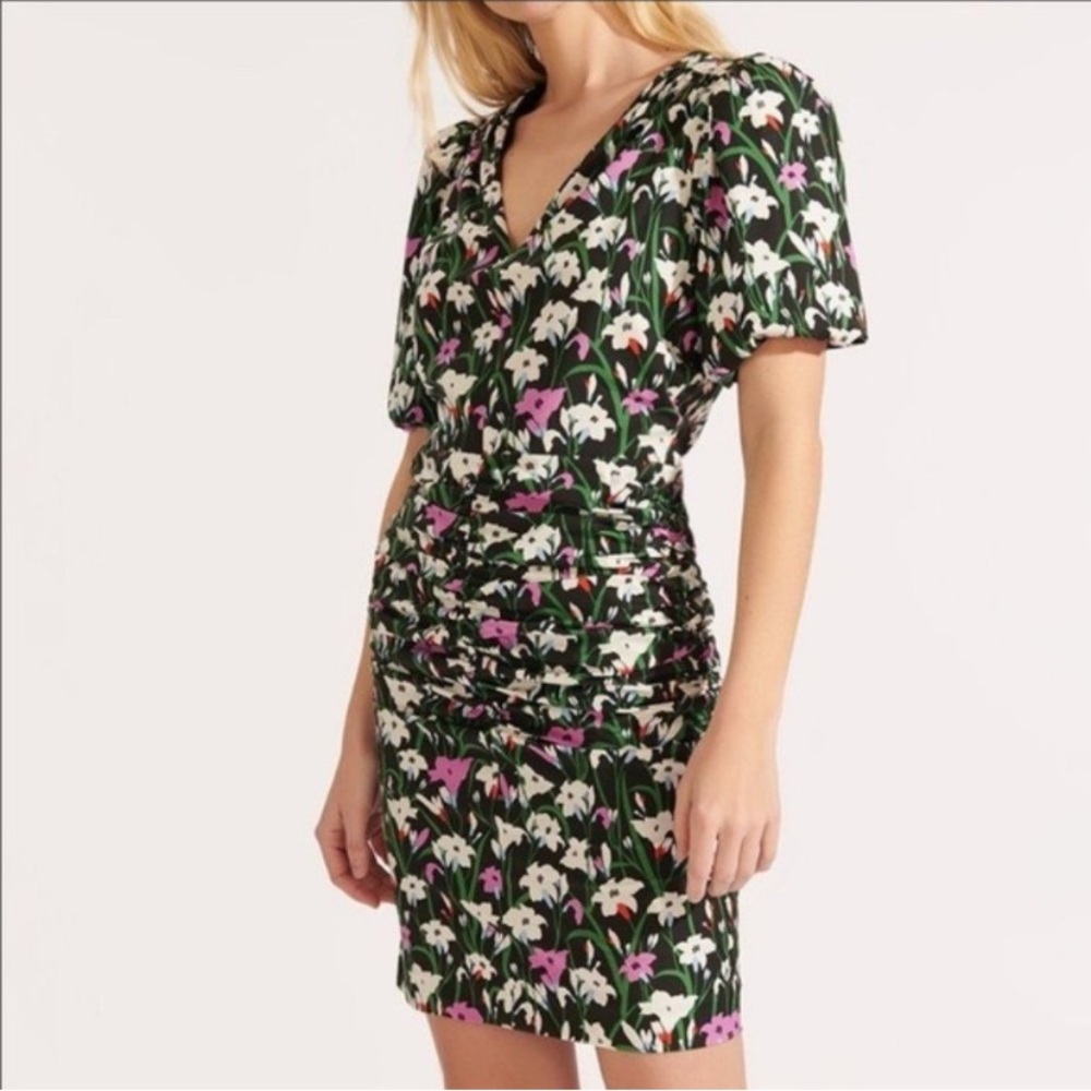 Veronica Beard Janis Floral Print Dress 4